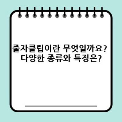 2024 최신 트렌드! 줄자클립 완벽 가이드: 선택부터 활용까지!