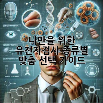 나만을 위한 유전자검사🧬 종류별 맞춤 선택 가이드!