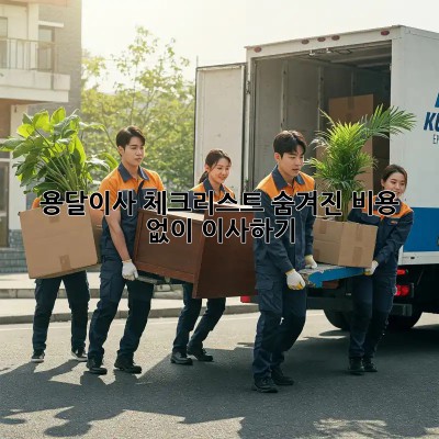 용달이사 체크리스트: 숨겨진 비용 없이 이사하기!